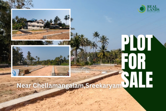 Plot for sale near Sreekaryam (Chellamangalam)